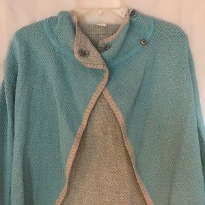 Ivivva Blue and Grey Knit Jacket